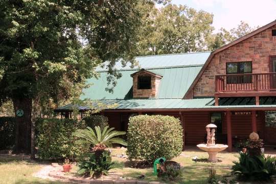 George Jones’ two-story log home